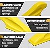 Gnellkoor Mini Micro Gator Detail Sander 3 Pack with 90 Sheets 60 80 120 180 240 320 400 600 800 Grit Sandpaper Finger Sander for DIY Crafts Wood Finishing Tight Narrow Polishing #4