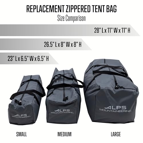 Bolsa para carpa con cremallera ALPS Mountaineering, tamaño mediano - Gris miniatura 6