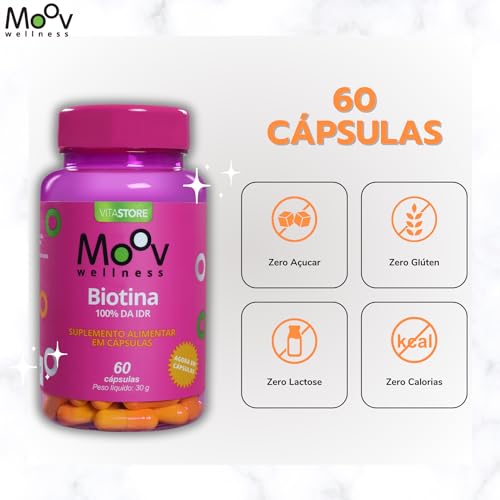 3 Biotina Crescimento Saúde Cabelos Pele Unha 60 cp