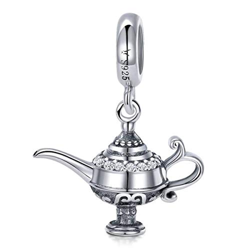 Charm de Lámpara Mágica el regalo de Aniversario perfecto de Plata de Ley 925