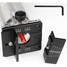 FUYGRCJ- Compact Router Bracket Wood Palm Router Tool Base Hand Trimmer Woodworking Jointer Cutting Palmming Base Electric Trimming Bracket for Slotting Trimming Carving 65mm Trimming Machine