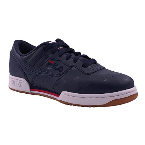 Fila Mens Original Fitness Archive Classic Sneaker, Adult, Navy/White/Red, 10.5 M US