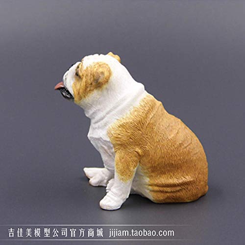 Figurines mini british bulldog modèle simulation pour votre tableau de bord de voiture