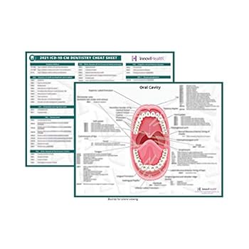 Dentistry ICD-10-CM Cheat Sheet For 2021 : 4th Edition