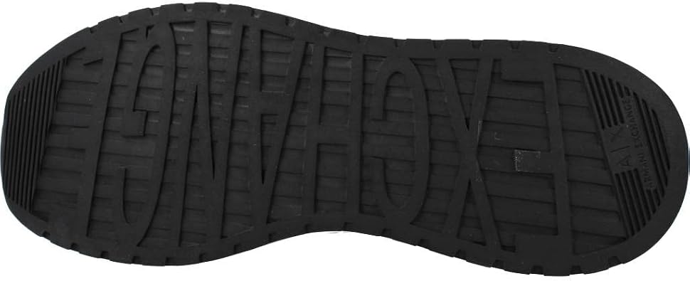 Armani Exchange Black Contrast Trainers