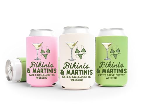 Personalized Bachelorette Can Coolers