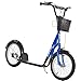 Produktbild HOMCOM Kinderroller Scooter Tretroller mit Bremse Korb höhenverstellbar für 5-12 Kinder Roller Kickboard Aluminiumlegierung Gummi Blau+Schwarz 139 x 58 x 90-96 cm