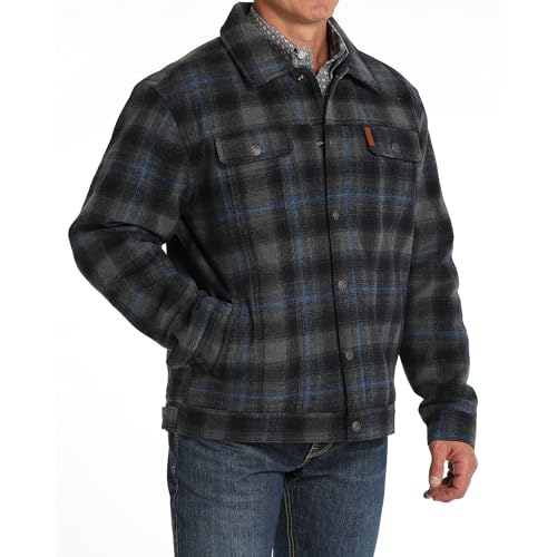 Cinch Men's Plaid Twill Jacket2