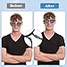 30 Pairs Eyeglasses Nose Pads Soft Silicone Adhesive Glasses Nose Pad Replacement D-Shaped Anti Slip Nose Pads for Glasses, Transparent Eyeglass Nose Pads for Full Plastic Frames, 1mm