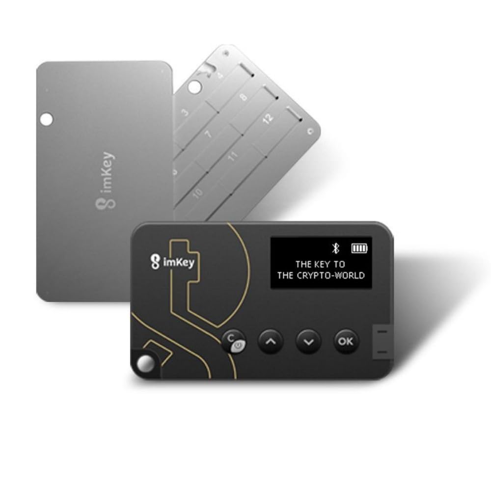 imKey Pro 加密货币硬件钱包w/CC EAL 6+ 安全级别,离线操作,多安全设备支持,安全存放您的加密(以太坊、比特币、莱特币等),NFTs,第2  层, EVM, 黑色//白色, 加密硬件钱包: اشتري اون لاين بأفضل الاسعار في السعودية - سوق.كوم  الان اصبحت امازون السعودية