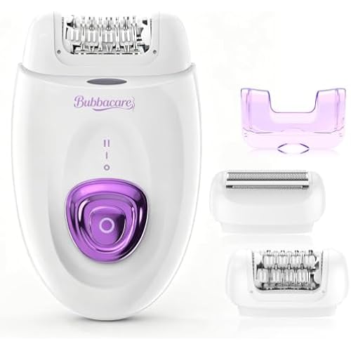 Epilator for Women, Epilators Hair Removal for Women, 2 in 1 Hair Removal Device with LED Light & USB Rechargeable, Electric Shaver for Legs,Underarms,Bikini and Full Body