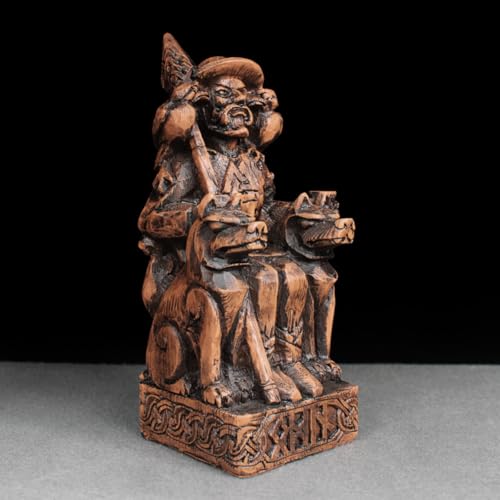 Estatua de Odin Dios Nórdico Decoración Hogar miniatura 2
