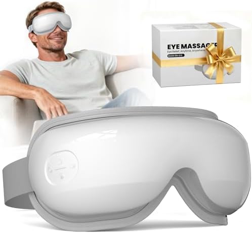 Eye Massager, Heated Eye Mask for Migraines/Strain/Dry Eyes Relie...