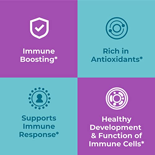 Hyland's Organic Sambucus Elderberry Gummies, Black Elderberry With Zinc And Vitamin C, Immune Support Supplement For Adults (2 Bottles Of 60 Each) Naturals #TOP2