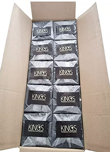 Kings - 20 KG Premium Shisha Kohle Naturkohle Kokosnuss und BBQ - Hochwertige Kokos Coal Briketts für Wasserpfeife… – Bild 5