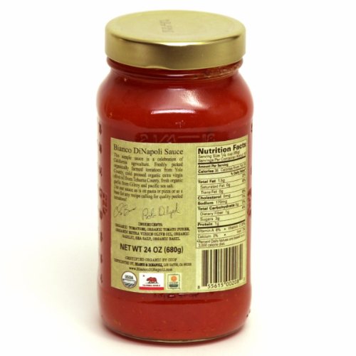 Bianco DiNapoli Organic Tomato Sauce, 24 OZ