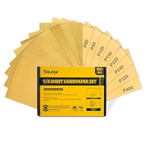Tolesa Schleifpapier Set 60 Stück