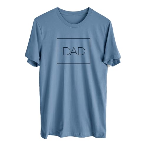 Image of Inkopious Dad T-Shirt - First Time Father's Day Present - Unisex Crewneck Small Grey