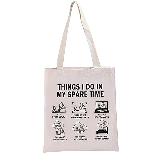 G2TUP Theme Park Roller Coaster Tote Bag