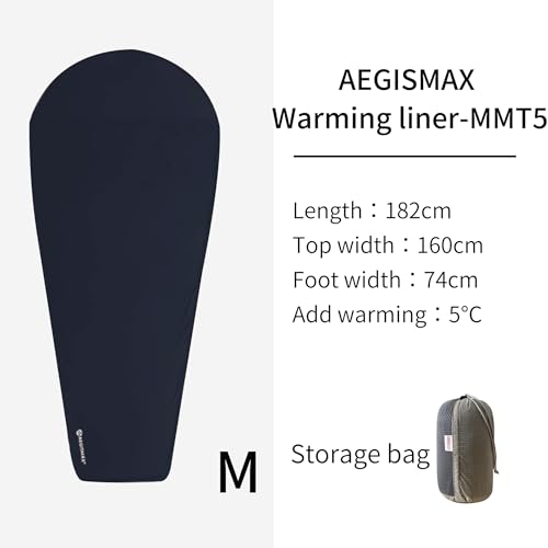 Thermolite Sleeping Bag Liner Ultralight Camping Hiking Summer Outdoor Thermal Sleeping Bag for Men & Women miniatura 2