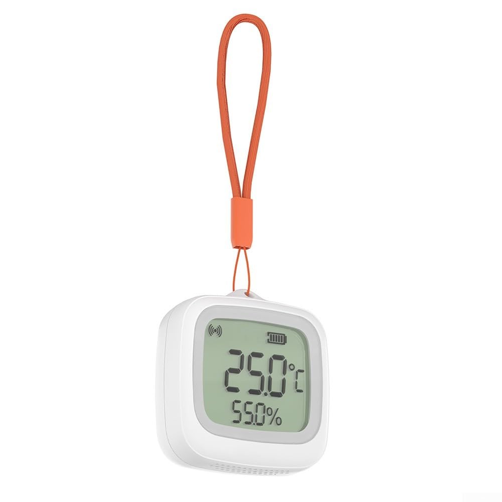 Sensor inteligente de temperatura y humedad, 1 paquete para dispositivo ZIGBEE 3.0 con pantalla LCD, monitoreo en tiempo real impermeable IP65, membrana transpirable para baño de invernadero