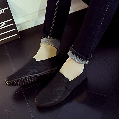 Loafers for Men Venetian Loafers Solid Colors Simple Cloth Flat Heel Comfortable Flexible Fashion Walking Slip-on4