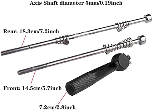 Quick Release Skewer Set for Bicycle Axle Lever Safety Anti-Theft Accessories Outdoor Cycling Wheels Locking(Black)