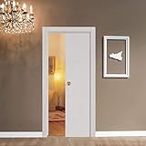 ANTA (spessore mm 44): Pannello porta costituito da telaio perimetrale in legno abete giuntato essiccato e trattato anti tarlo, nido d'ape in cartoncino resinato con cella da mm. 22 supporto da mm. 4 nobilitazione in laminatino battuta semplice. Telaio Bombato o anche piano (da mm 112x 40): stipite in MDF rivestito con melaminico antigraffio sagomatura raggio 60 mm con fresate laterali per incastro dei coprifili. Il telaio permette di adattarsi ai muri che vanno da cm. 11 a cm. 13.