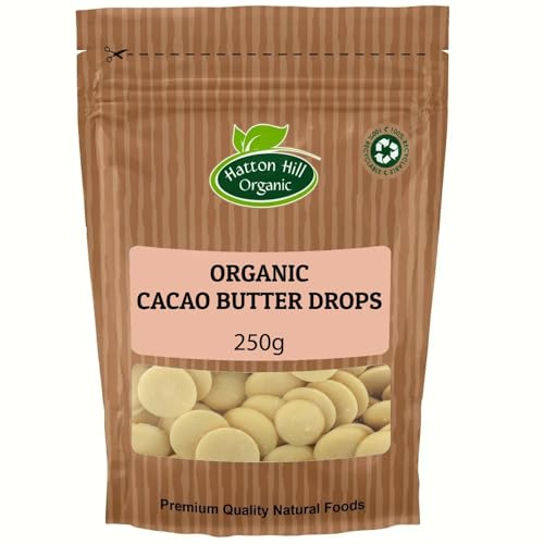 Organic Cacao Butter Drops 250g by Hatton Hill Organic