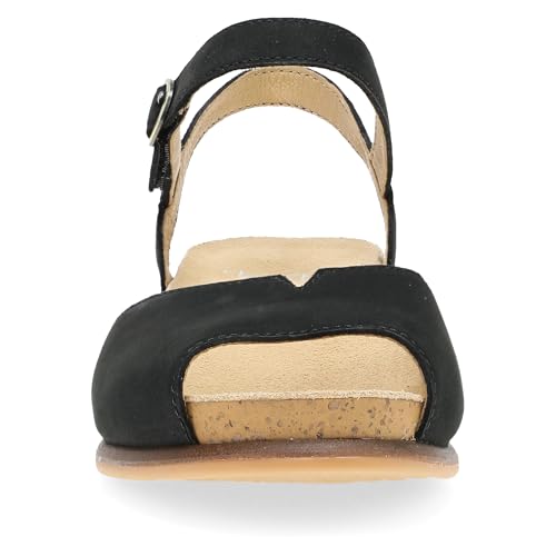 Dansko Cass Peep-Toe Wedge Sandal for Women –Low Profile Wedge with Arch Support, Adjustable Fit for Walking Comfort4