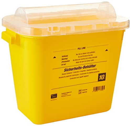 Poubelle jaune Teqler 10 l pour éliminer les fuites