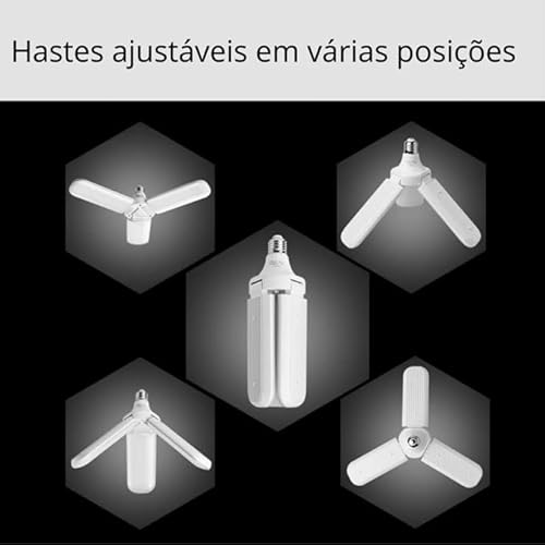Luminária Lâmpada Led Pétala 45w Luz Potente Cor Branco Econômica Bivolt
