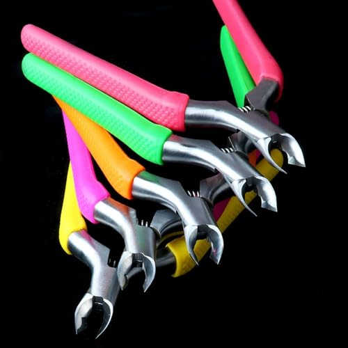 Image of Precision Cuticle Scissors - Stainless Steel Blades for Skin Care - Ergonomic Handle for Comfortable Grip - Ideal for Trimming Cuticles