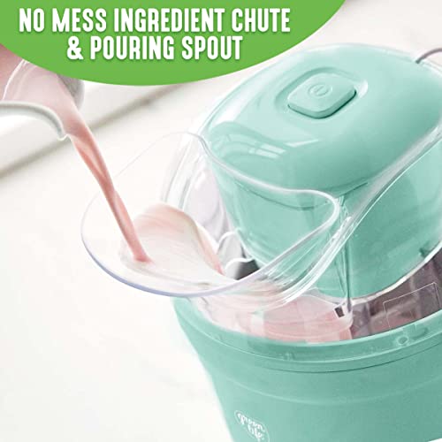 image for GreenLife 1.5QT Electric Ice Cream, Frozen Yogurt and Sorbet Maker wit