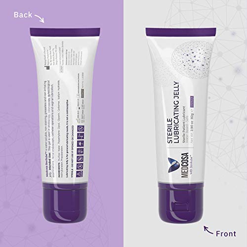 Medcosa Sterile Lube | Surgical Lube | Water Based Lubricating Jelly | Medical Lubricant [2.9oz] Flip Top Tube - Thumbnail 2