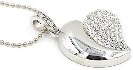 Jewelry Crystal USB Flash Drive High speed Pen drive 16gb silver