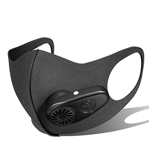 Preisvergleich Produktbild YQYW Mundmaske, Feinstaubmaske, Sportmaske, Trainingsmaske, Fitnessmaske, intelligente elektrische Maske, staub- und formaldehydbeständige Reitmaske