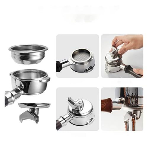 Porte-filtre 58mm universel compatible Expobar E61 en acier inoxydable