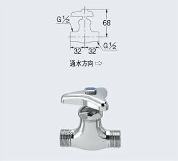 Amazon | カクダイ(KAKUDAI) 外ネジ化粧バルブ 13 7856 | 給水部品