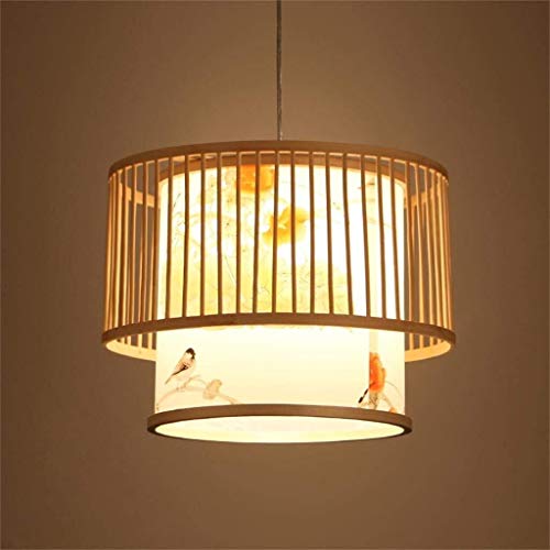 Preisvergleich Produktbild Wuyeti kronleuchter Kronleuchter Stil Bambus Kronleuchter kreative Persönlichkeit Wohnzimmerlampe Studie Schlafzimmerlampe Nordic rund Restaurant Kronleuchter
