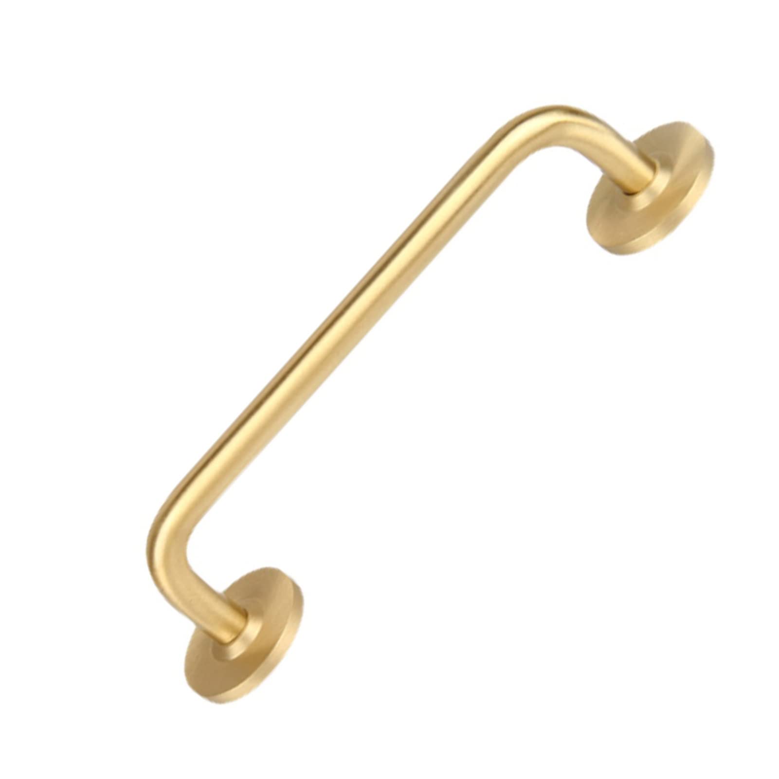 Niusabou A Bow Pulls Door Handles, Copper Cabinet Handles Drawer Pulls Multiple Sizes(,Hole Distance 128Mm)