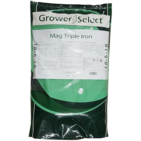 Grower Select 18-6-18 Mag Triple Iron Water Soluble Fertilizer with Micronutrients, 25 pounds Cover