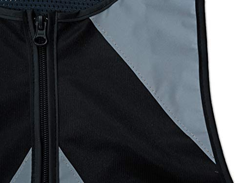 High-Visibility Reflective Vest With Zipper Pockets And Adjustable Straps For Running, Cycling, Motorcycle, Bike Commute Safety Gear For Men And Women, Designed For Nighttime Sports And Activities #TOP5
