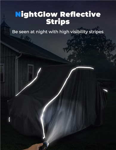 Housse UTV imperméable anti-UV avec bande réfléchissante de sécurité