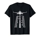 Pilotenalphabet Alpha Bravo Piloten Funk Pilot Geschenk T-Shirt