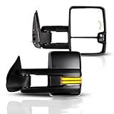 ECCPP Tow Mirrors Towing Mirrors Compatible with 2003-2006 for Chevy Silverado for GMC Sierra Pickup...