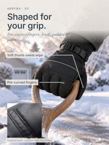Aerynx Winter Waterproof Ski Gloves