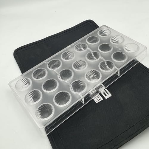 Moule à injection PC solide pour 21 bombes de chocolat premium - 6