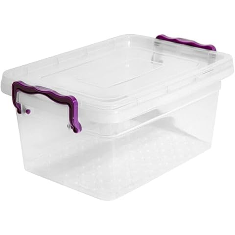 Easy Shopping 20L Clear Plastic Storage Box Cover