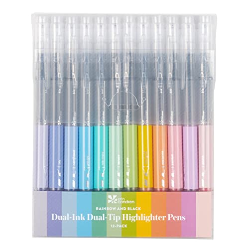 Erin Condren Dual-Ink + Dual-Tip Markers 12-Pack...